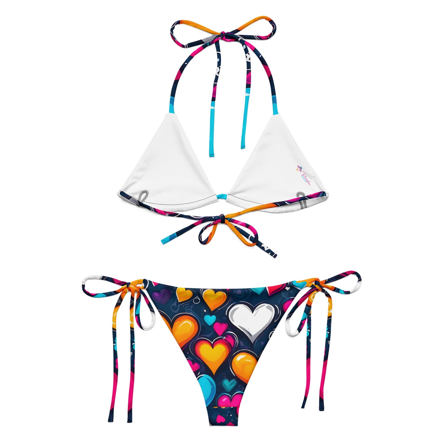 Colorful Hearts Bikini