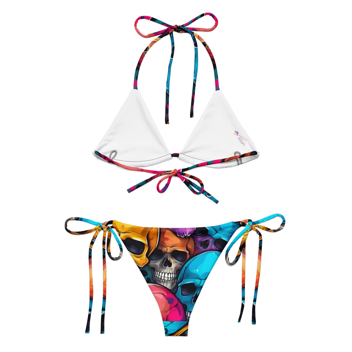 Colorful Skulls Bikini