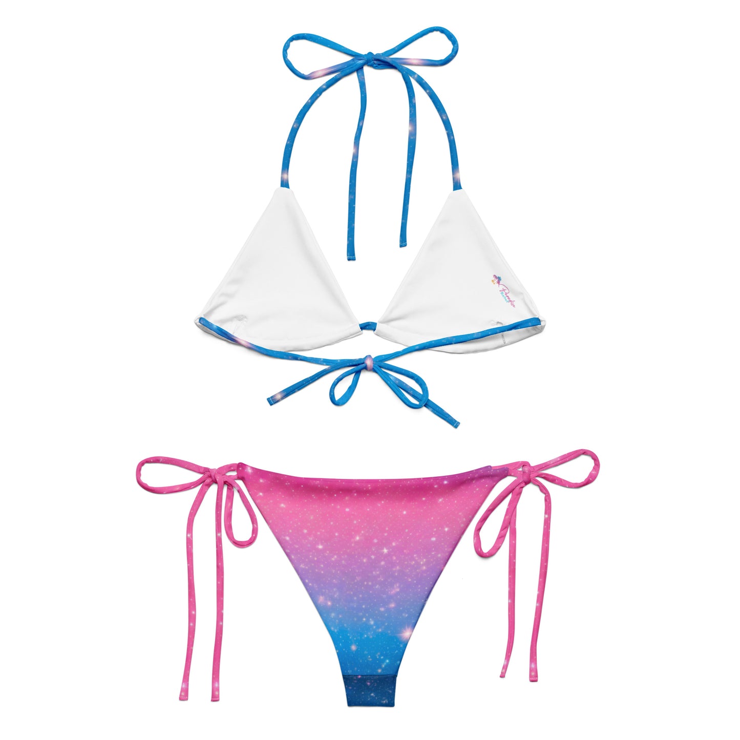 Stars on Pink and Blue Bikini