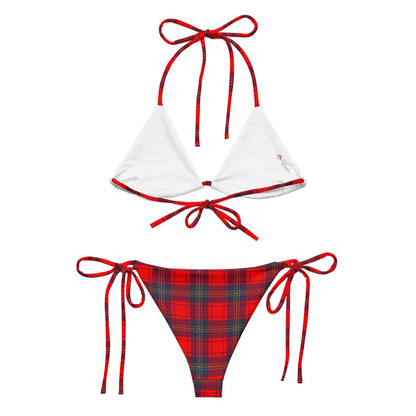 Red Plaid Bikini