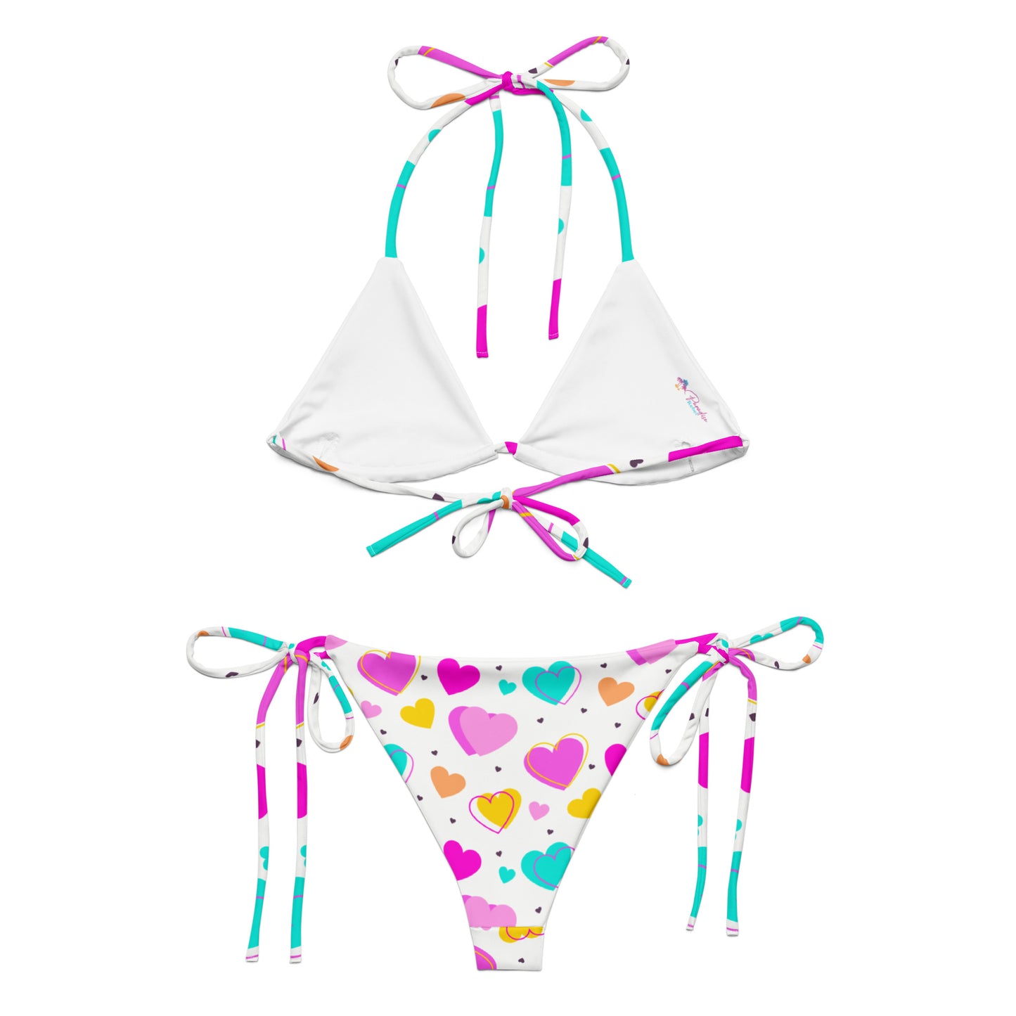 Sweet Colorful Hearts Bikini