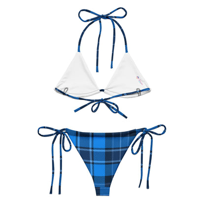 Blue Plaid Bikini