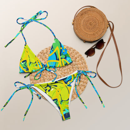 Bright Graffiti Art Bikini