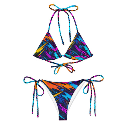 Lightning Graffiti Art Bikini