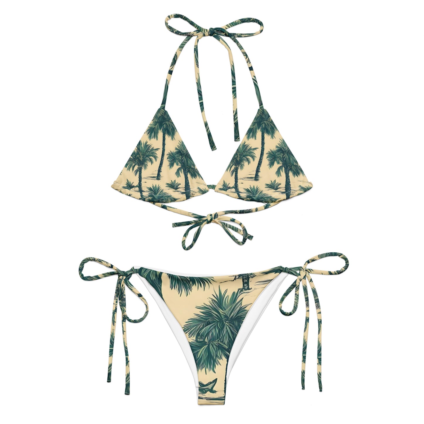 Palm Tree Floral Bikini