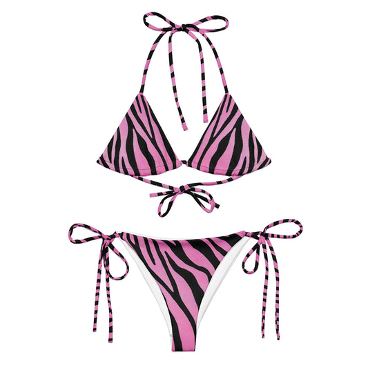 Pink Zebra Bikini