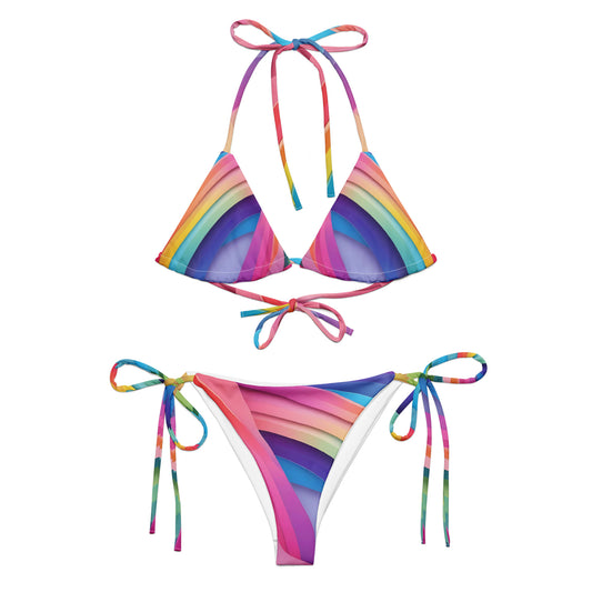 Rainbow Abstract Bikini