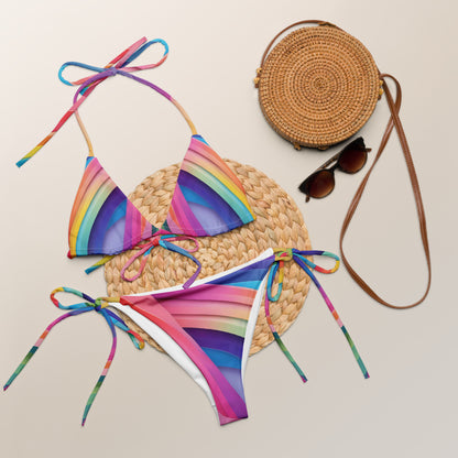 Rainbow Abstract Bikini