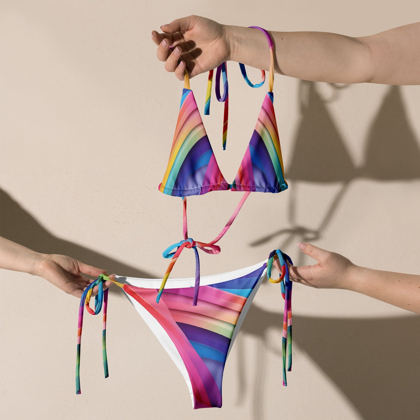 Rainbow Abstract Bikini