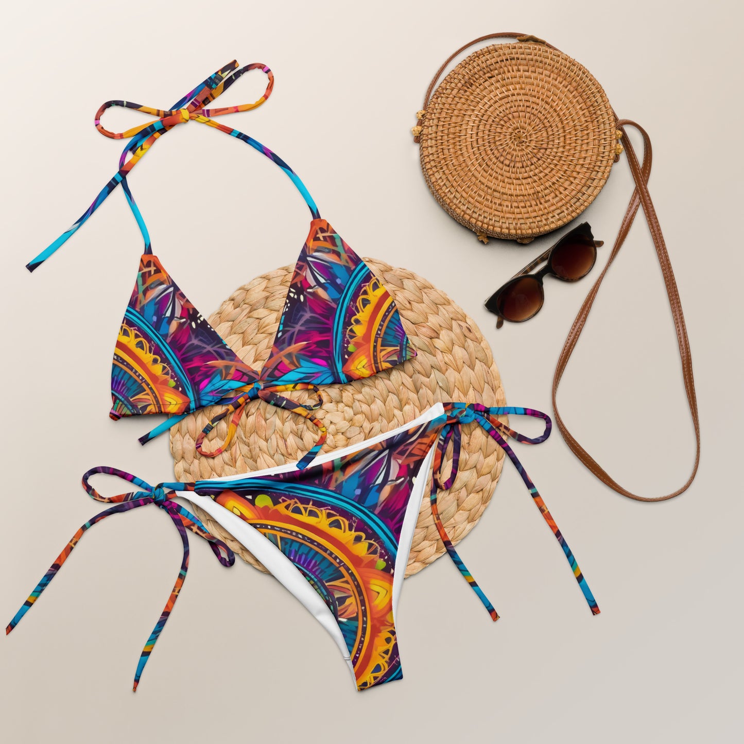 Beautiful Mandala Colorful Bikini