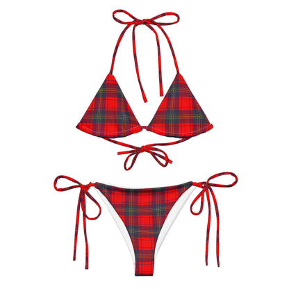 Red Plaid Bikini