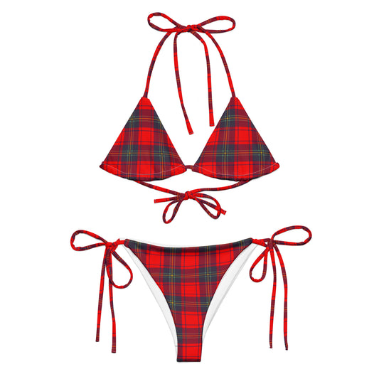 Red Plaid Bikini