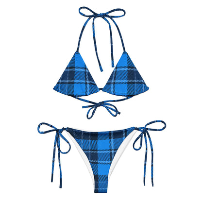 Blue Plaid Bikini