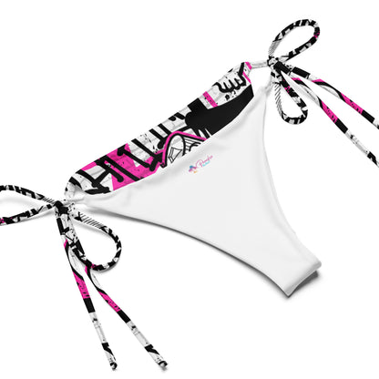 Pink Graffiti Art Bikini