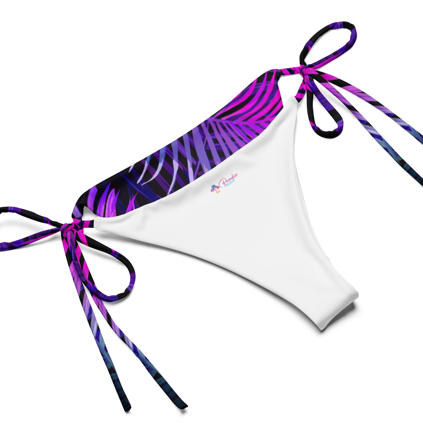 Purple Tropical Floral Bikini