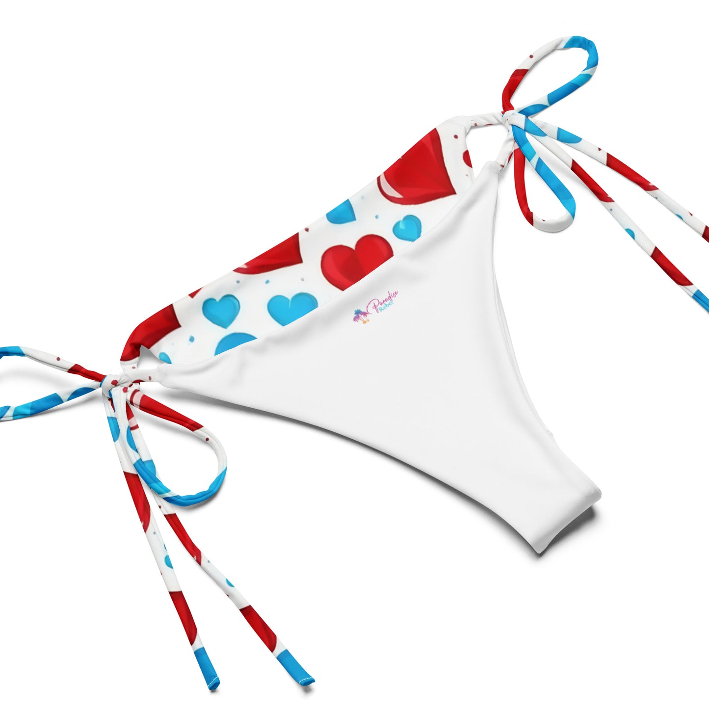 Red and Blue Hearts Cute Bikini