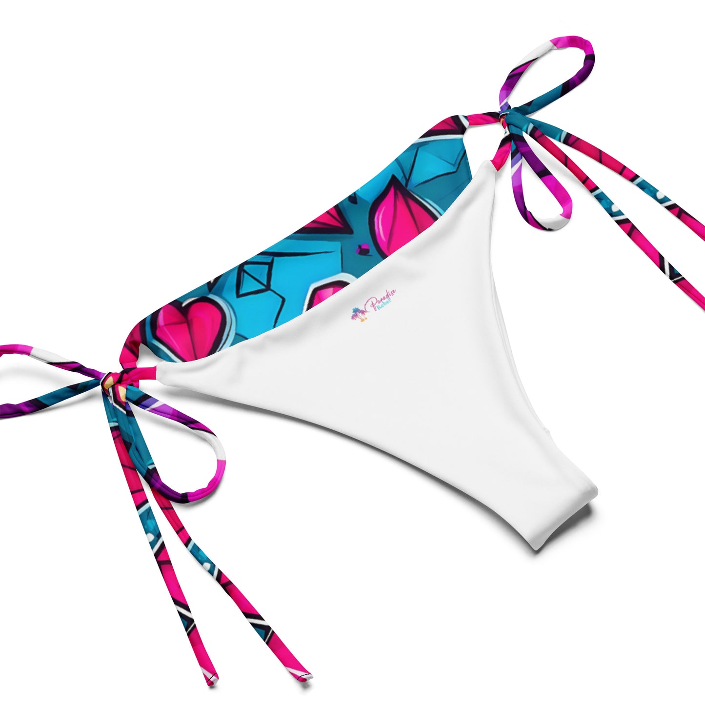 Colorful Diamond Hearts Bikini