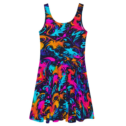 Colors in Graffiti Dress