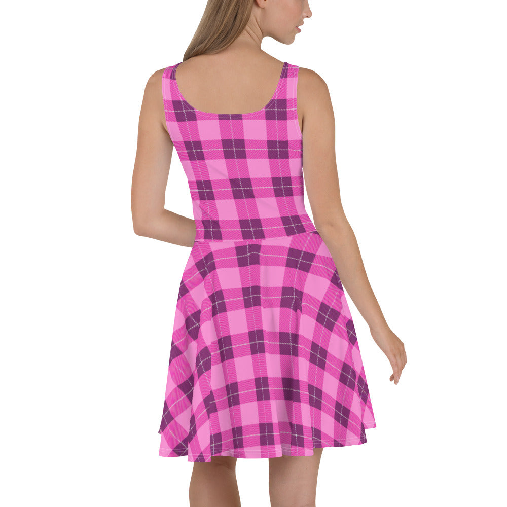 Pink Plaid Dress