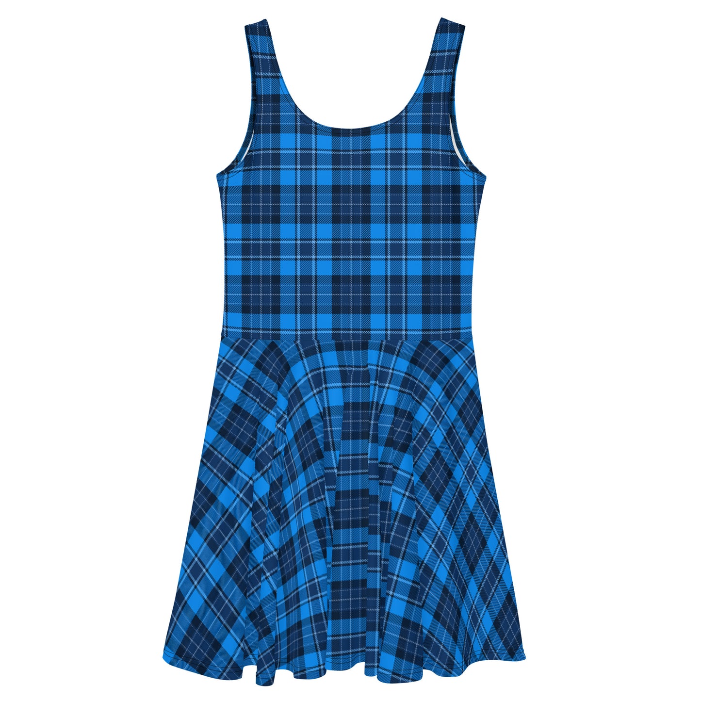 Blue Plaid Dress