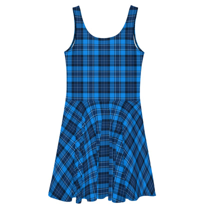 Blue Plaid Dress