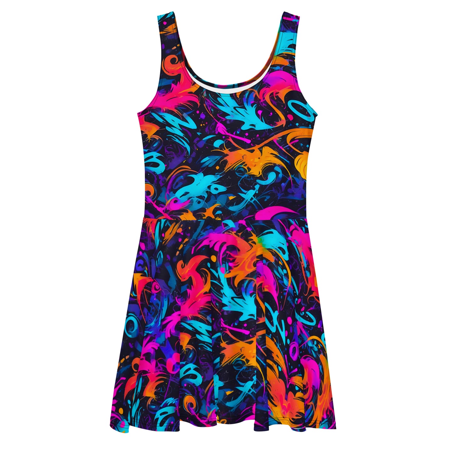 Colors in Graffiti Dress