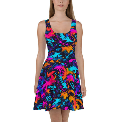 Colors in Graffiti Dress