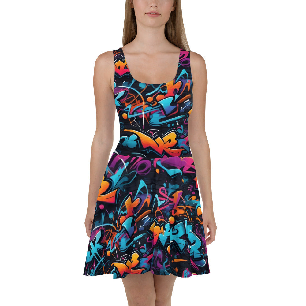 Bad Neighborhood Graffiti Art Dress