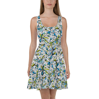 Chaos Floral Dress