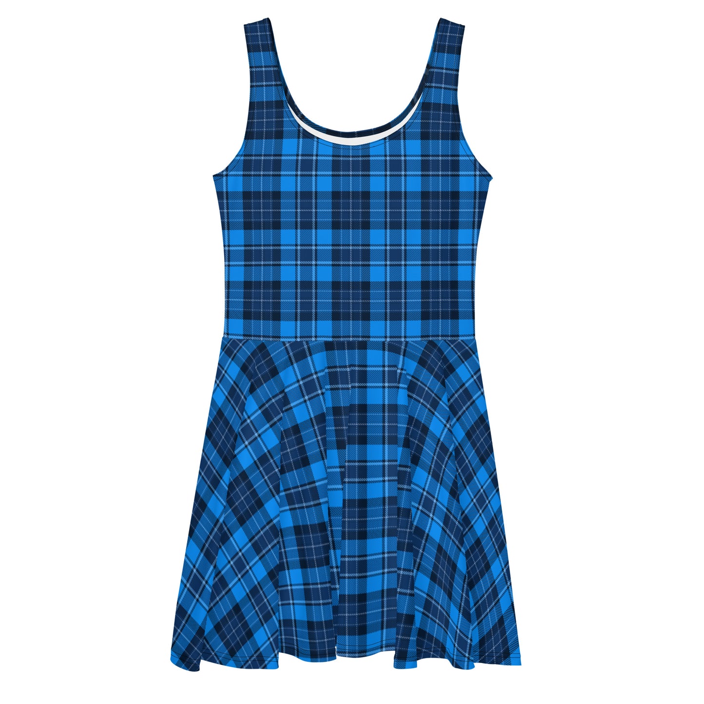 Blue Plaid Dress