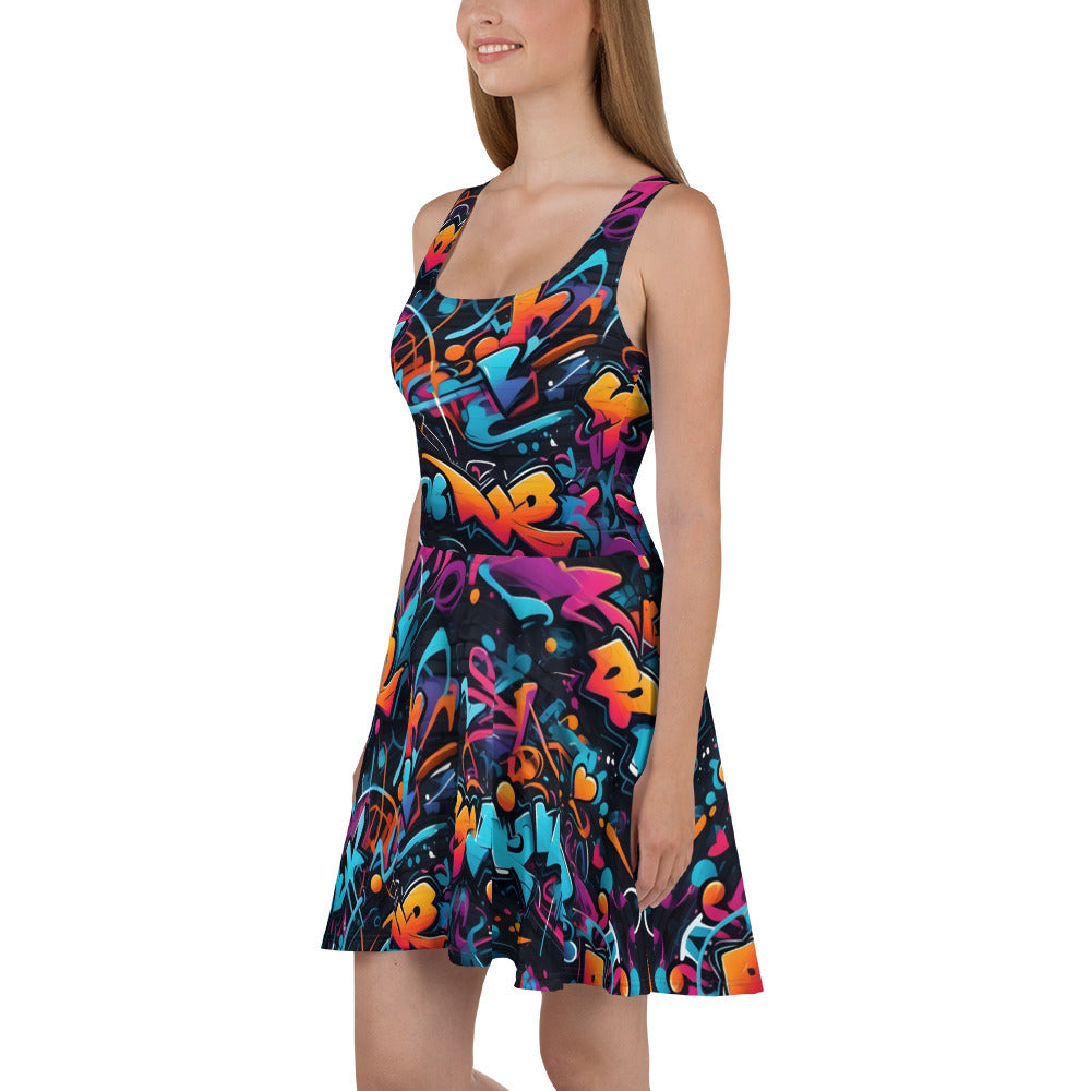 Bad Neighborhood Graffiti Art Dress