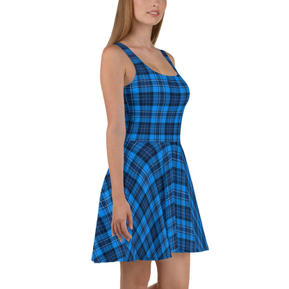 Blue Plaid Dress