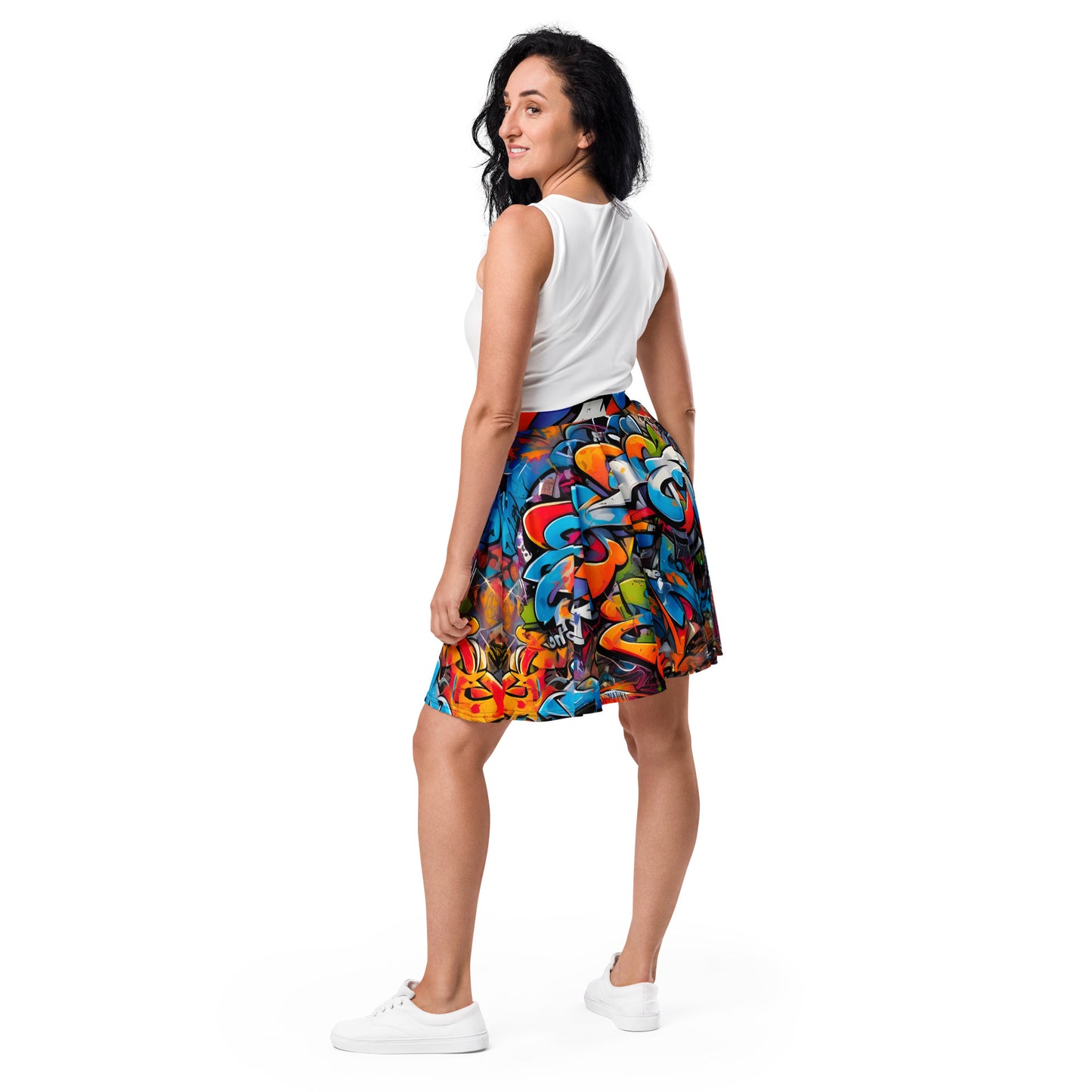 Dark Graffiti Skirt