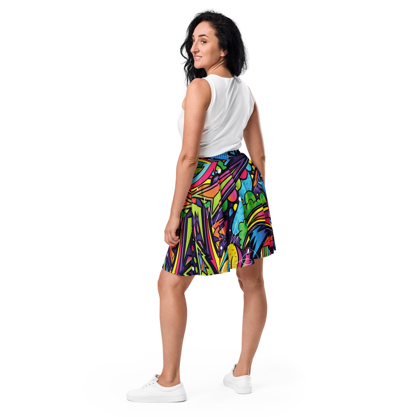 Comic Graffiti Skirt