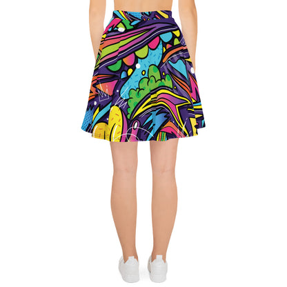 Comic Graffiti Skirt