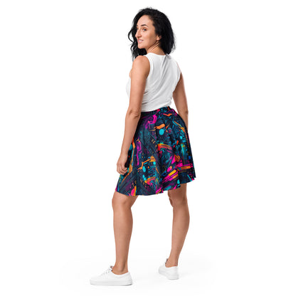 Cyber Graffiti Skirt