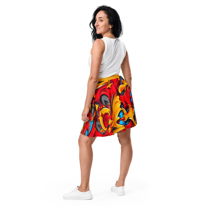 Red and Yellow Skirt