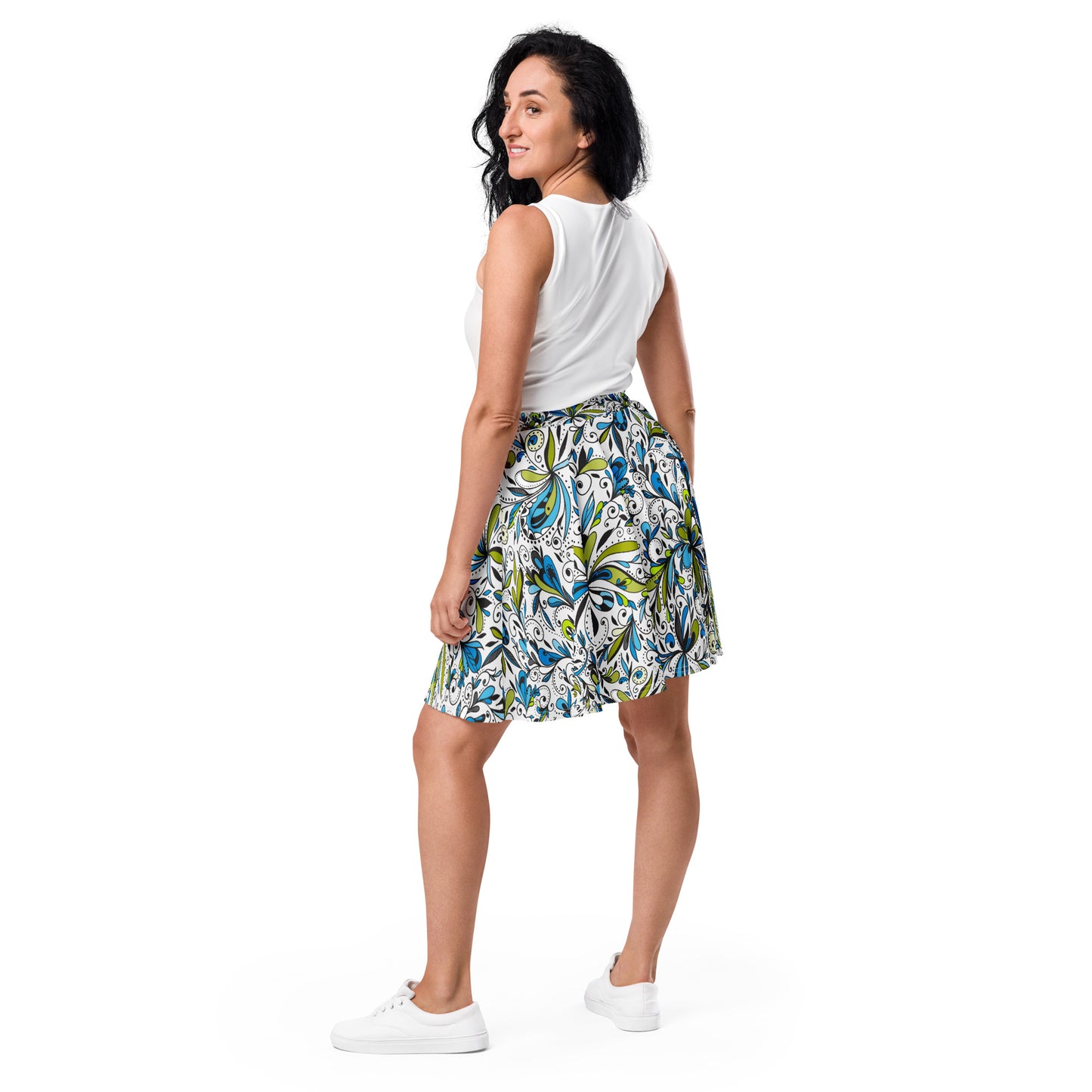 Chaos Floral  Skirt