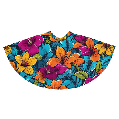 Colorful Flowers Floral Skirt