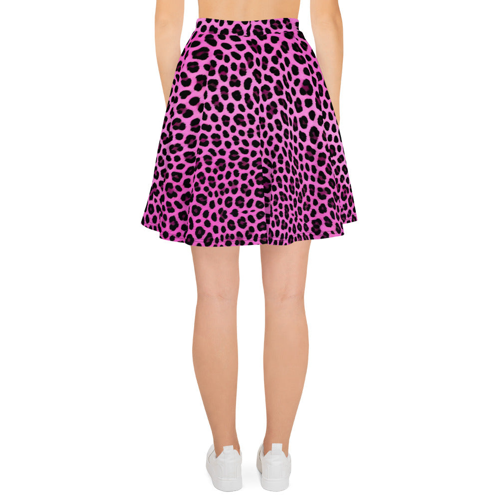 Pink Leopard Skirt