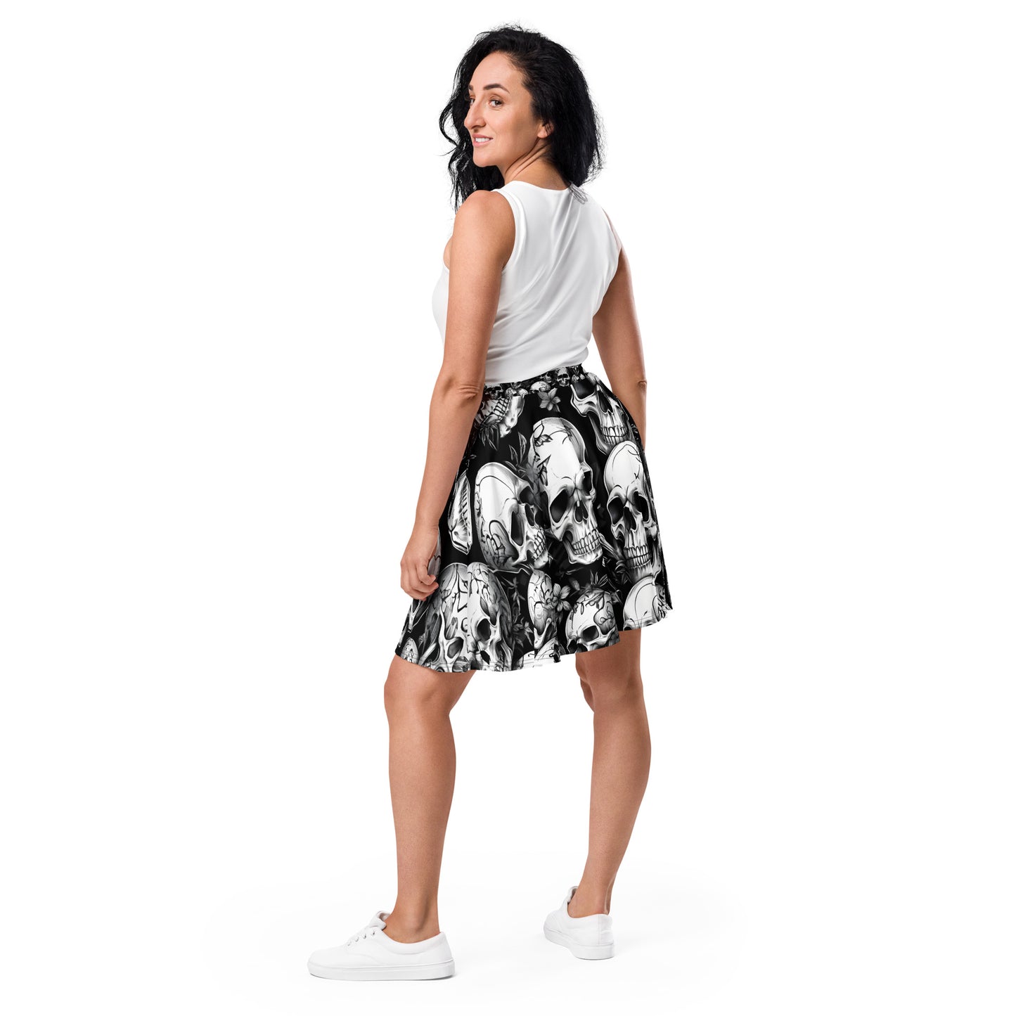 Skulls Dark Skirt