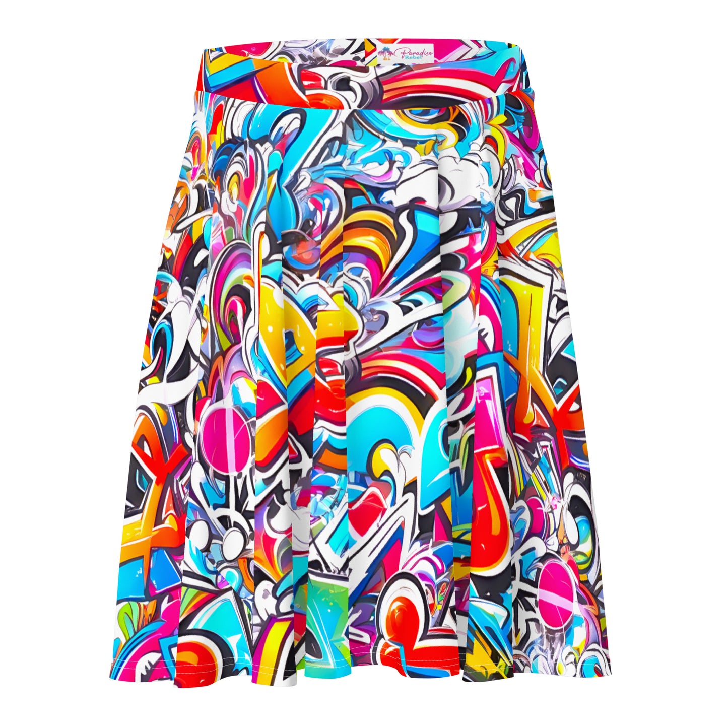 Colorful Graffiti Art Skirt