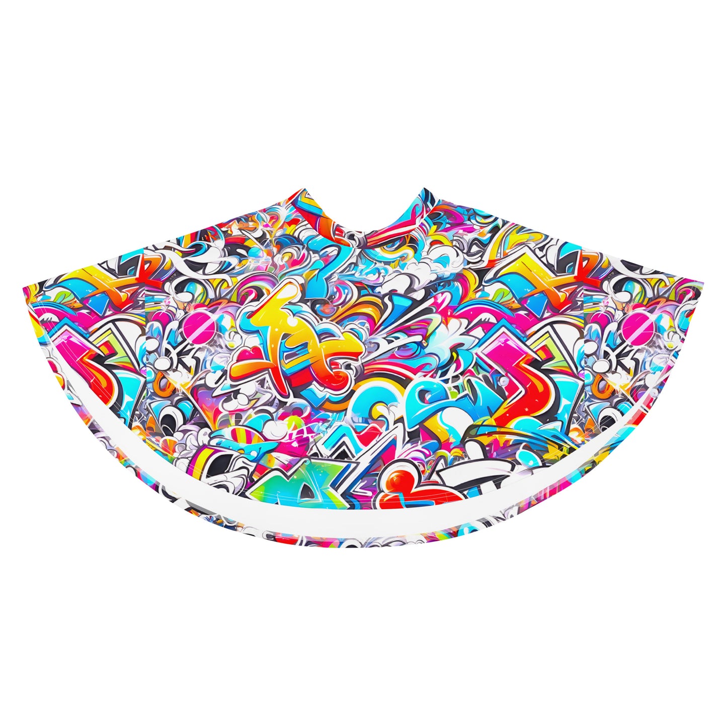 Colorful Graffiti Art Skirt