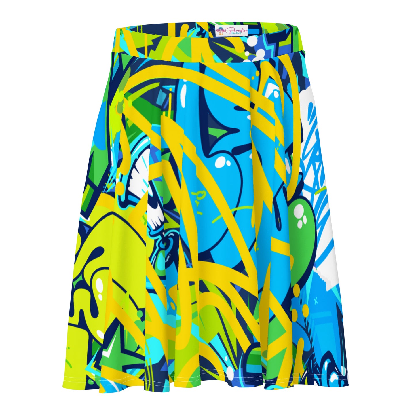 Bright Graffiti Art Skirt