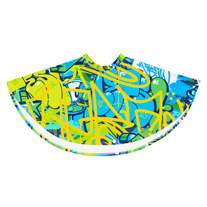 Bright Graffiti Art Skirt