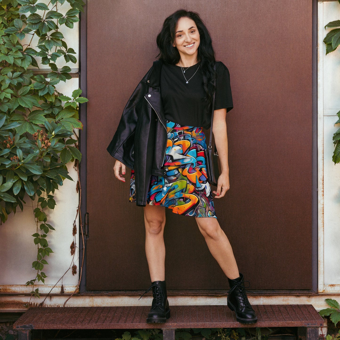 Dark Graffiti Skirt