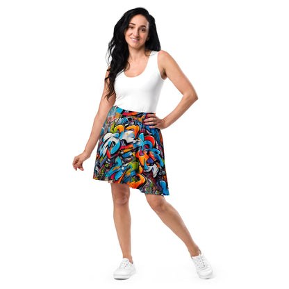 Dark Graffiti Skirt