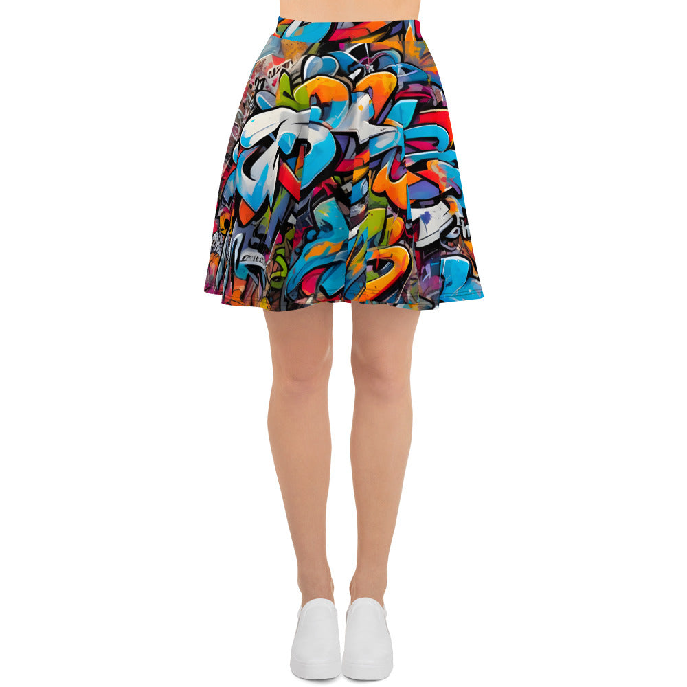 Dark Graffiti Skirt