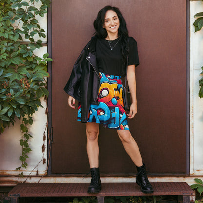 Cute Graffiti Skirt