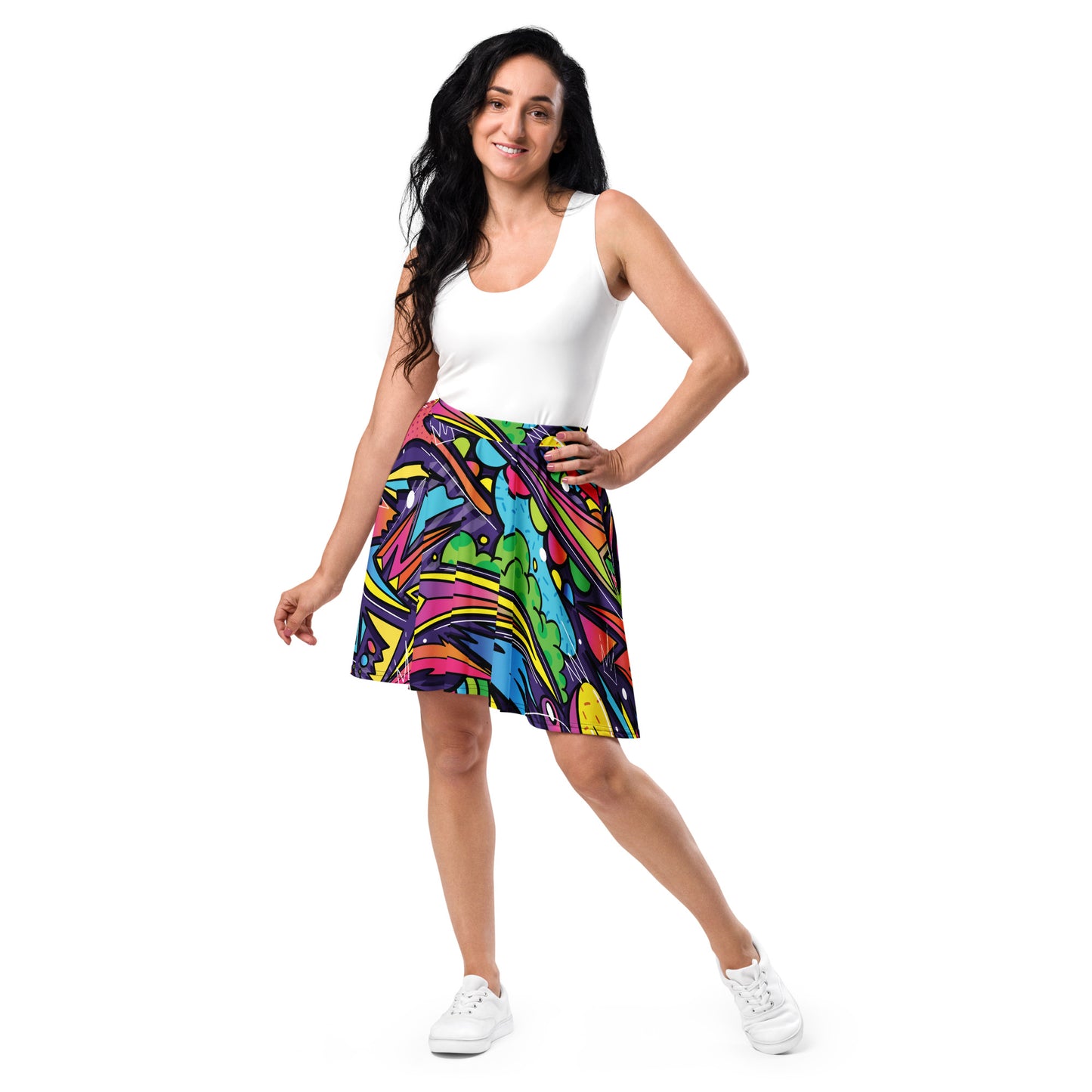 Comic Graffiti Skirt